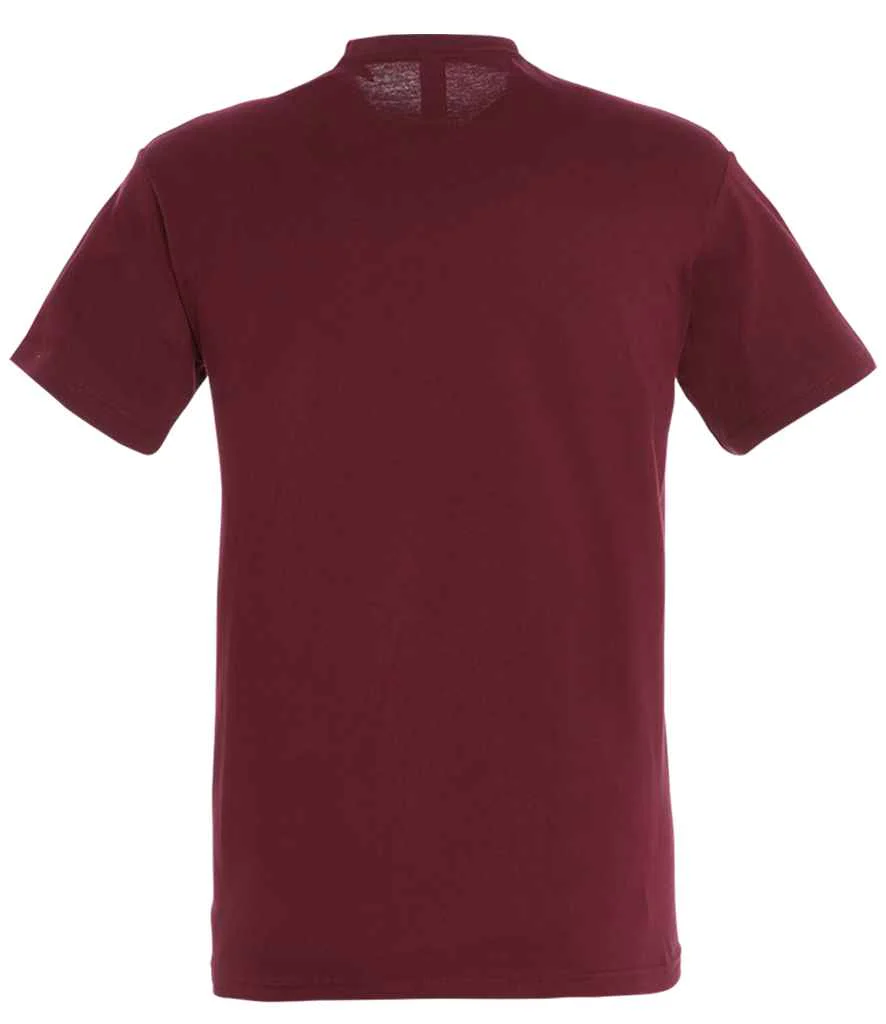 SOL'S Regent T-Shirt Burgundy - Image 3