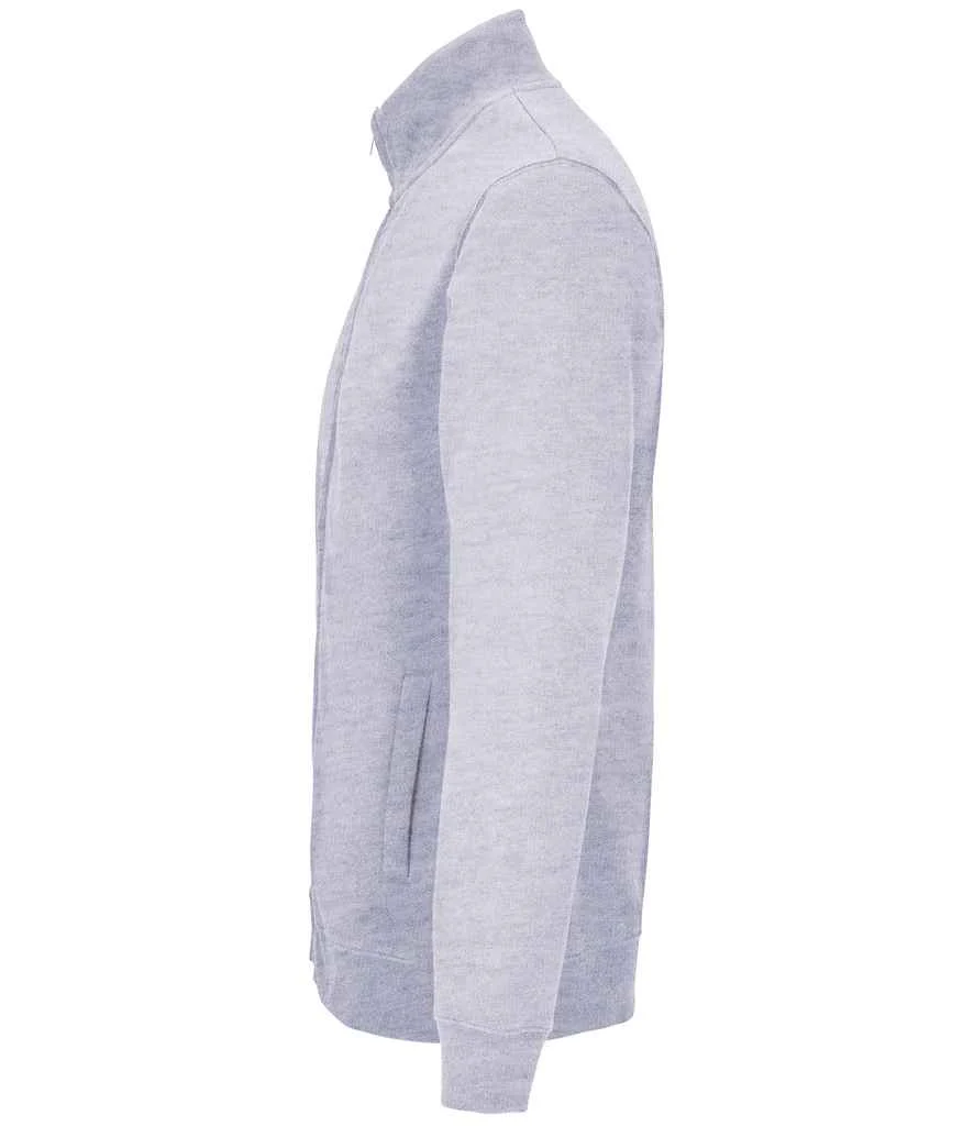 SOL'S Unisex Cooper Full Zip Sweat Jacket Grey Marl - Image 2
