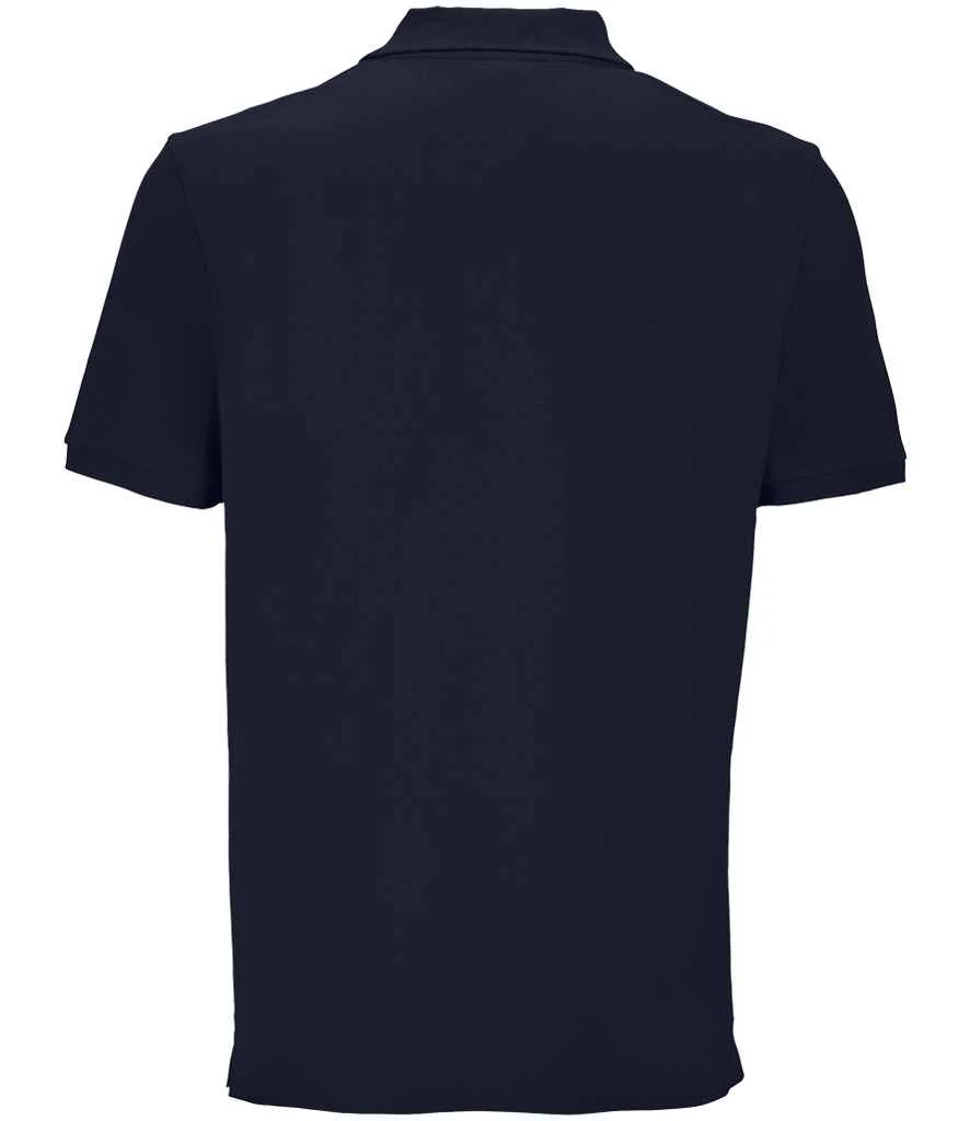 SOL'S Unisex Pegase Piqué Polo Shirt French Navy - Image 3