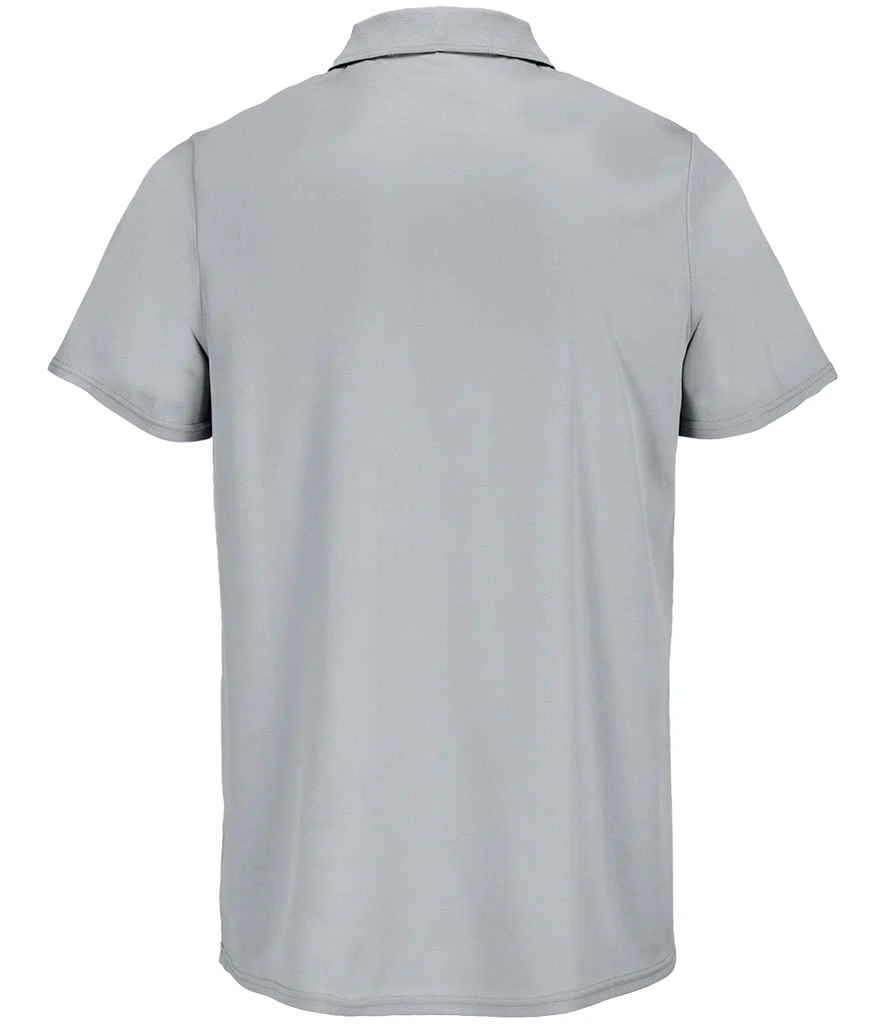 SOL'S Unisex Pitcher Recycled Polyester Piqué Polo Shirt Pure Grey - Image 3