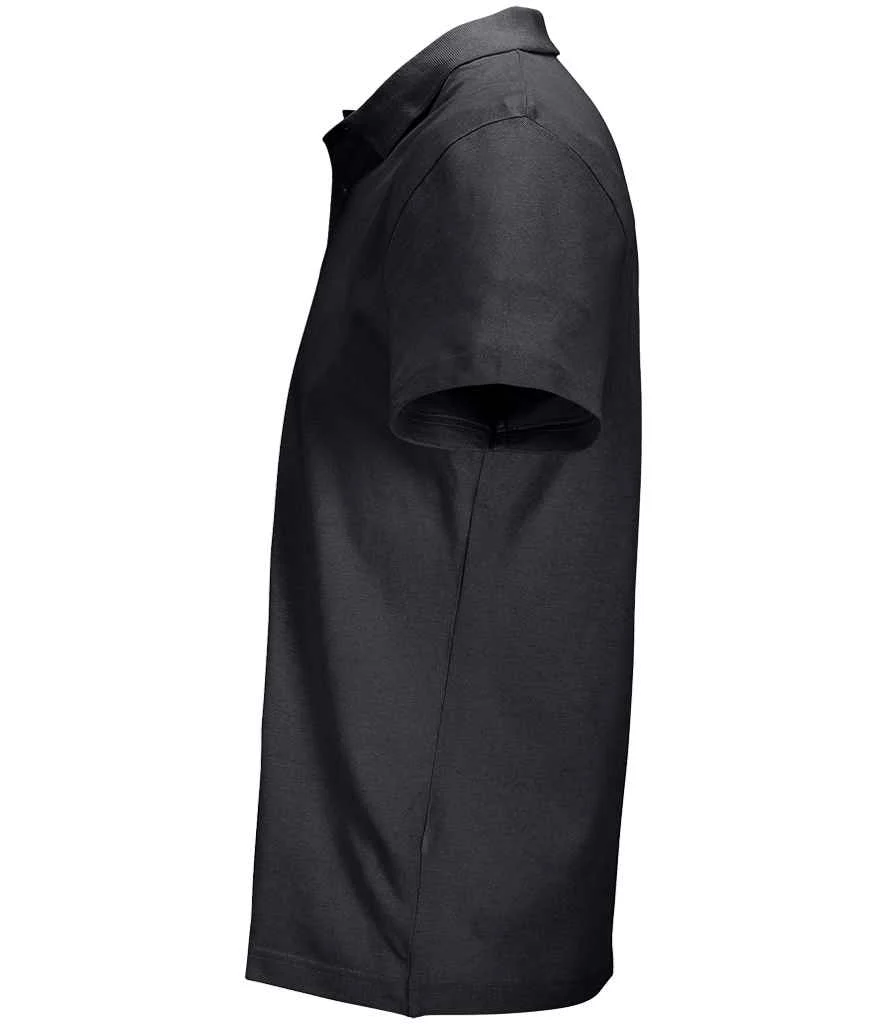 SOL'S Unisex Pulse Twin Piqué Polo Shirt Black - Image 2