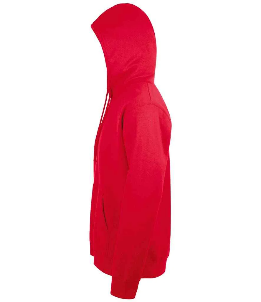 SOL'S Unisex Snake Hooded Sweatshirt Red - Image 2