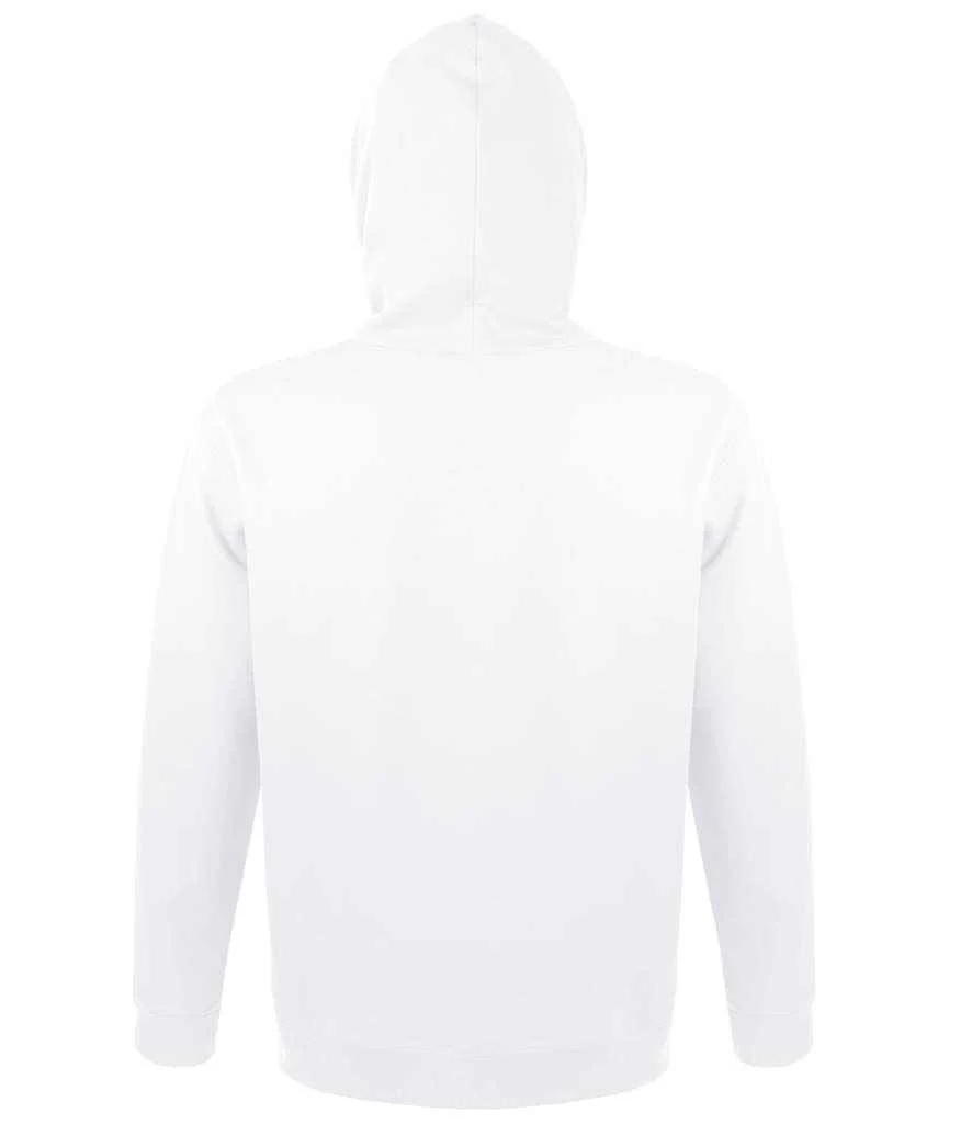 SOL'S Unisex Snake Hooded Sweatshirt White - Image 3