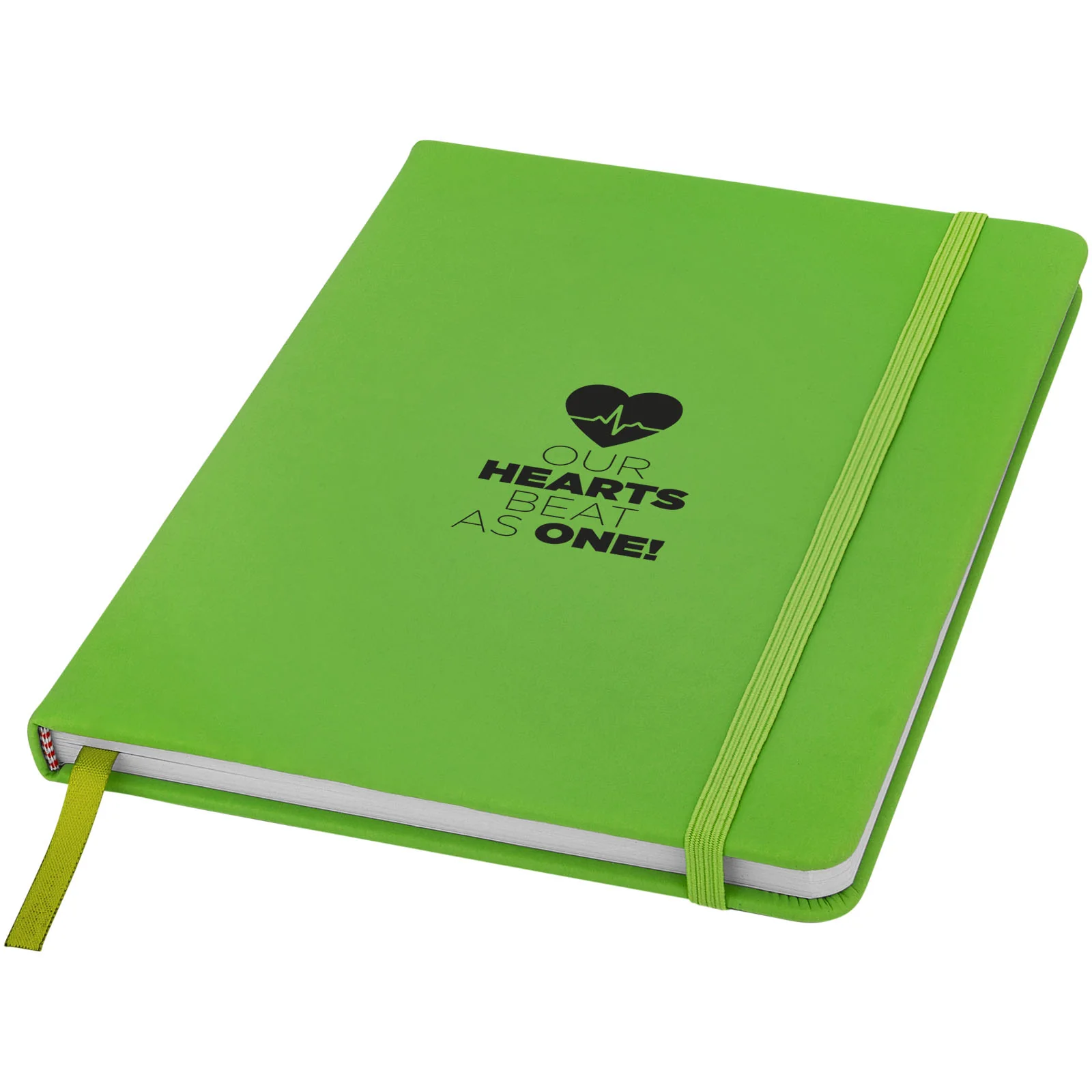 Spectrum A5 hard cover notebook Lime - Image 4