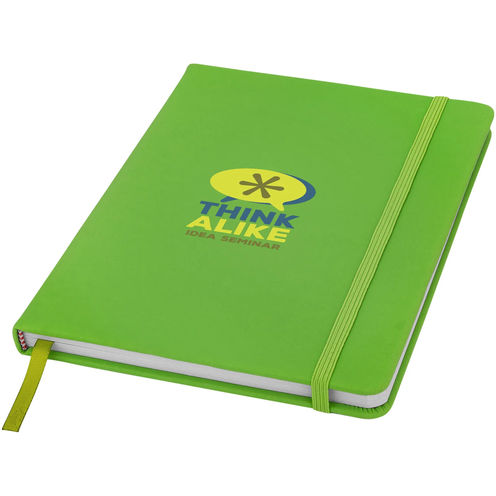 Spectrum A5 hard cover notebook Lime - Image 6