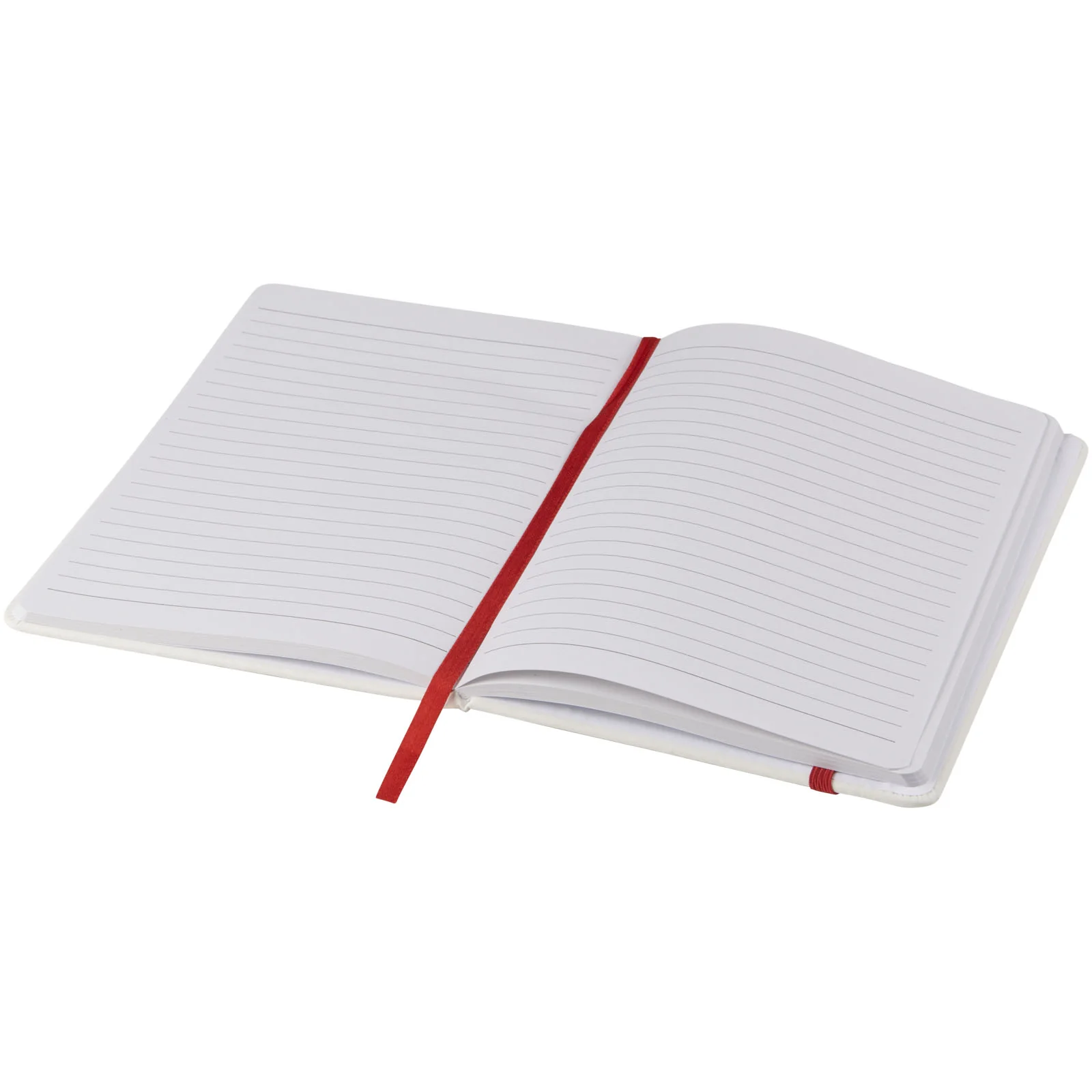 Spectrum A5 white notebook with coloured strap - Image 15