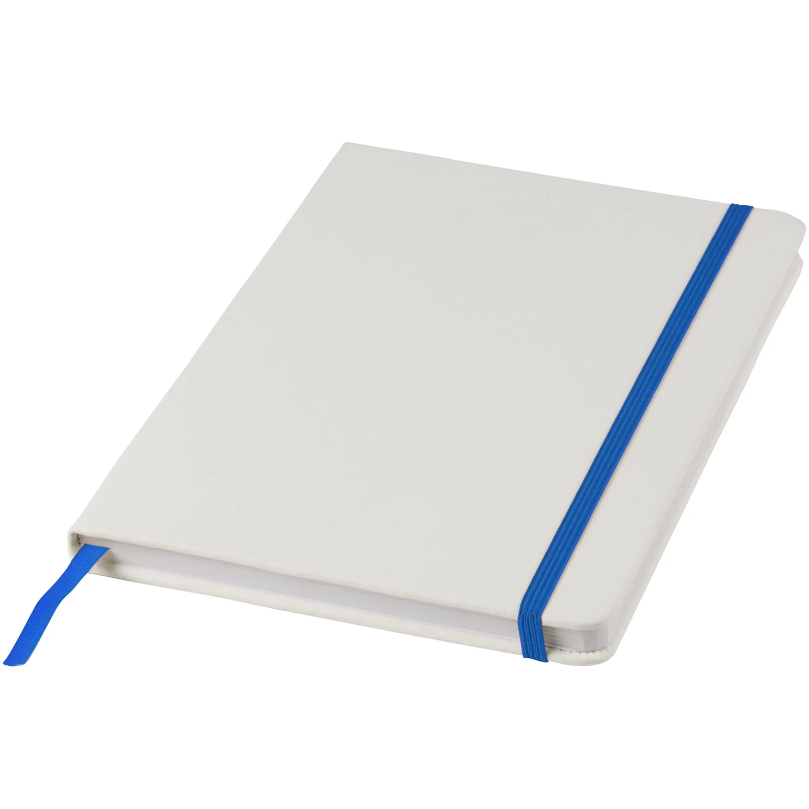 Spectrum A5 white notebook with coloured strap - Image 9