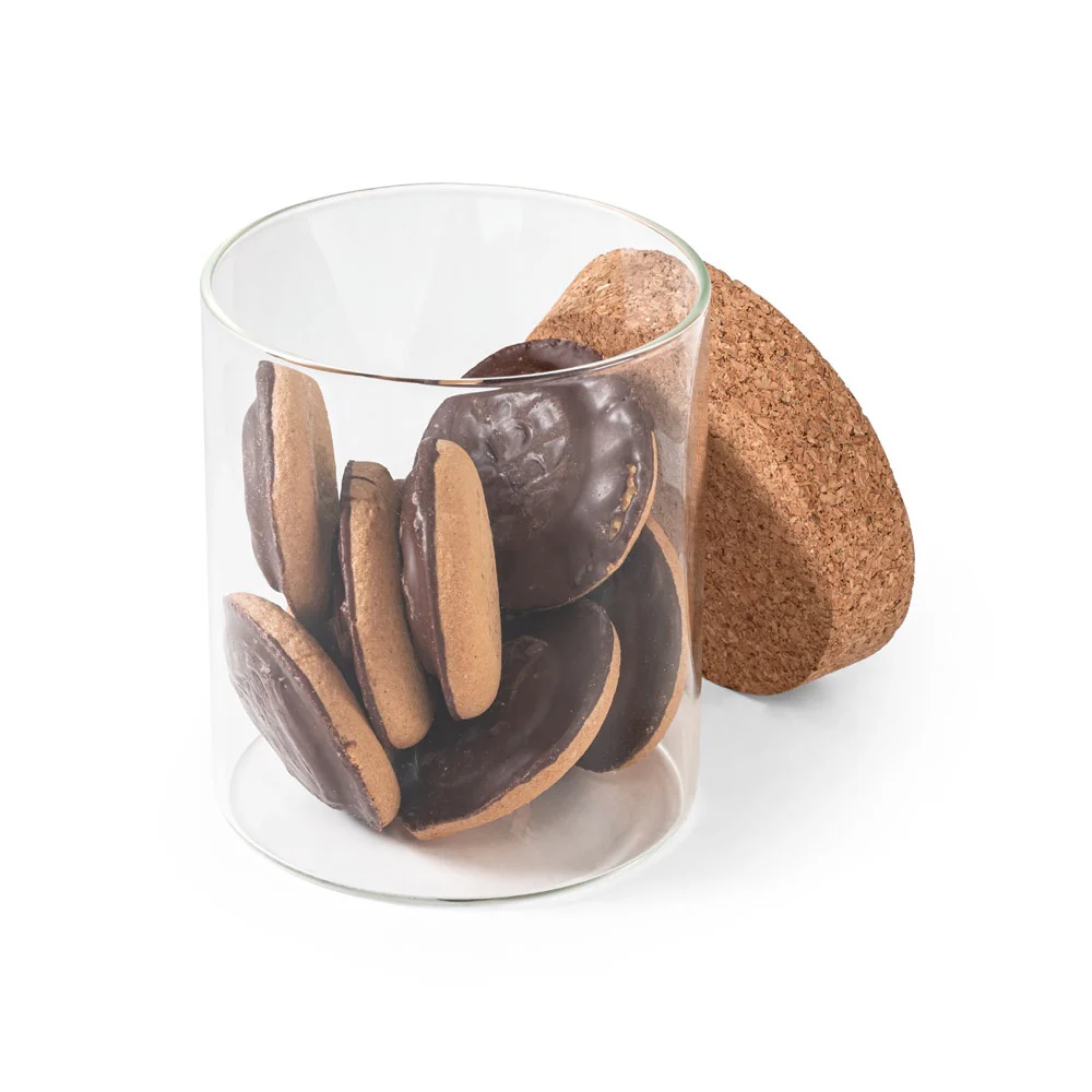 SPICE 700. Borosilicate glass canister with bamboo lid 700 mL - Image 5