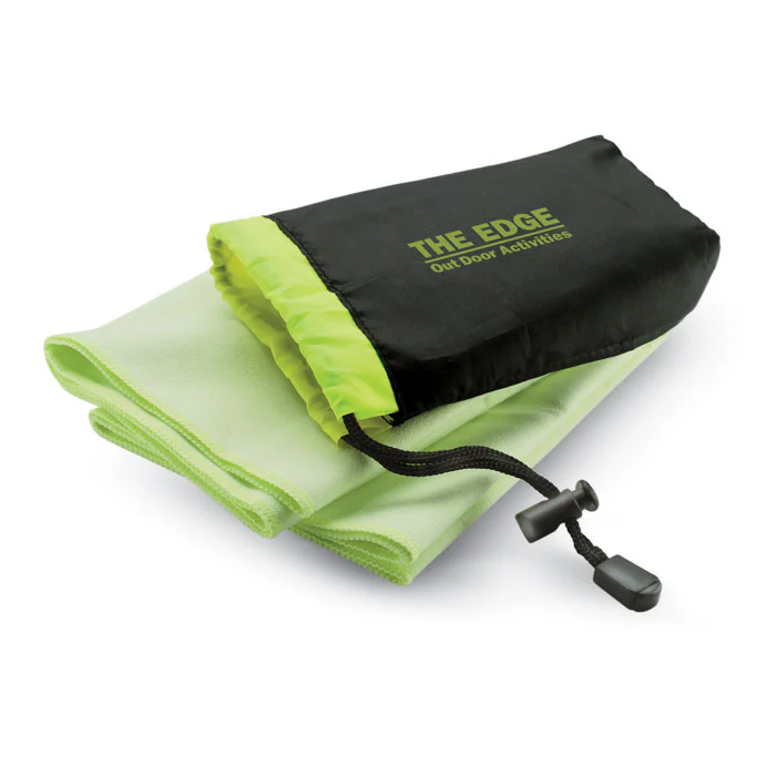 Sport towel in nylon pouch - Image 3