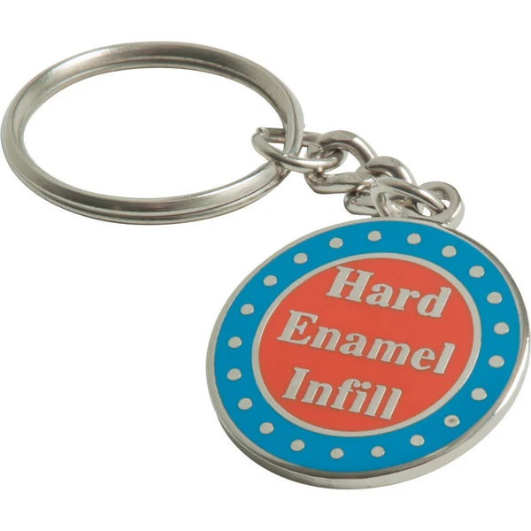 Stamped Hard Enamel Keyring (60mm) - Image 4