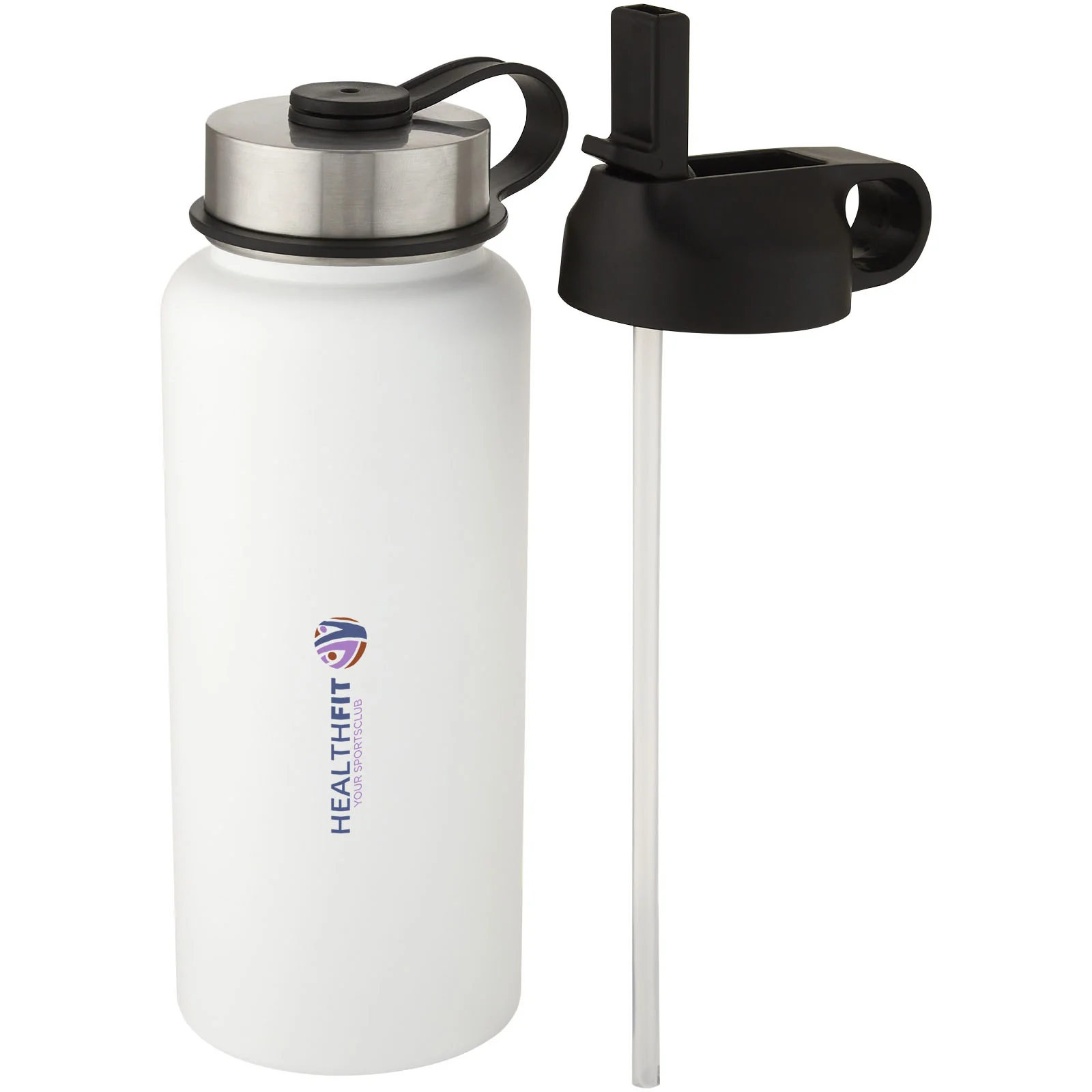 Supra 1 L copper vacuum insulated sport bottle with 2 lids - Image 3