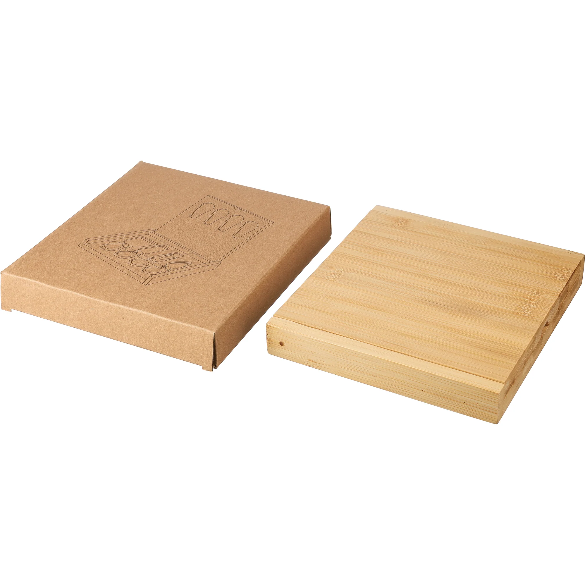 The Zea - Bamboo cheese board set (5pc) - Image 3