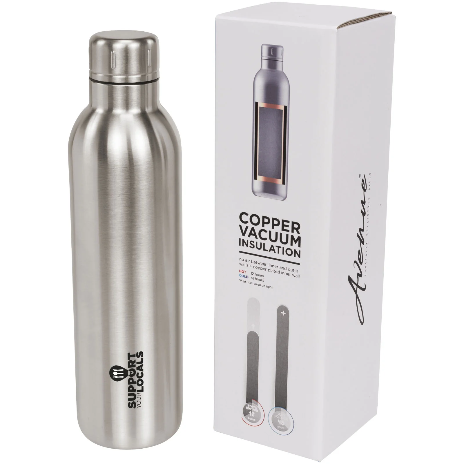 Thor 510 ml copper vacuum insulated water bottle - Image 11