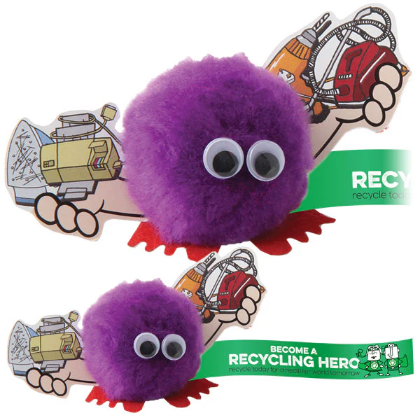 Trade Themed Logobug Handholders Recycled Electricals Handholder