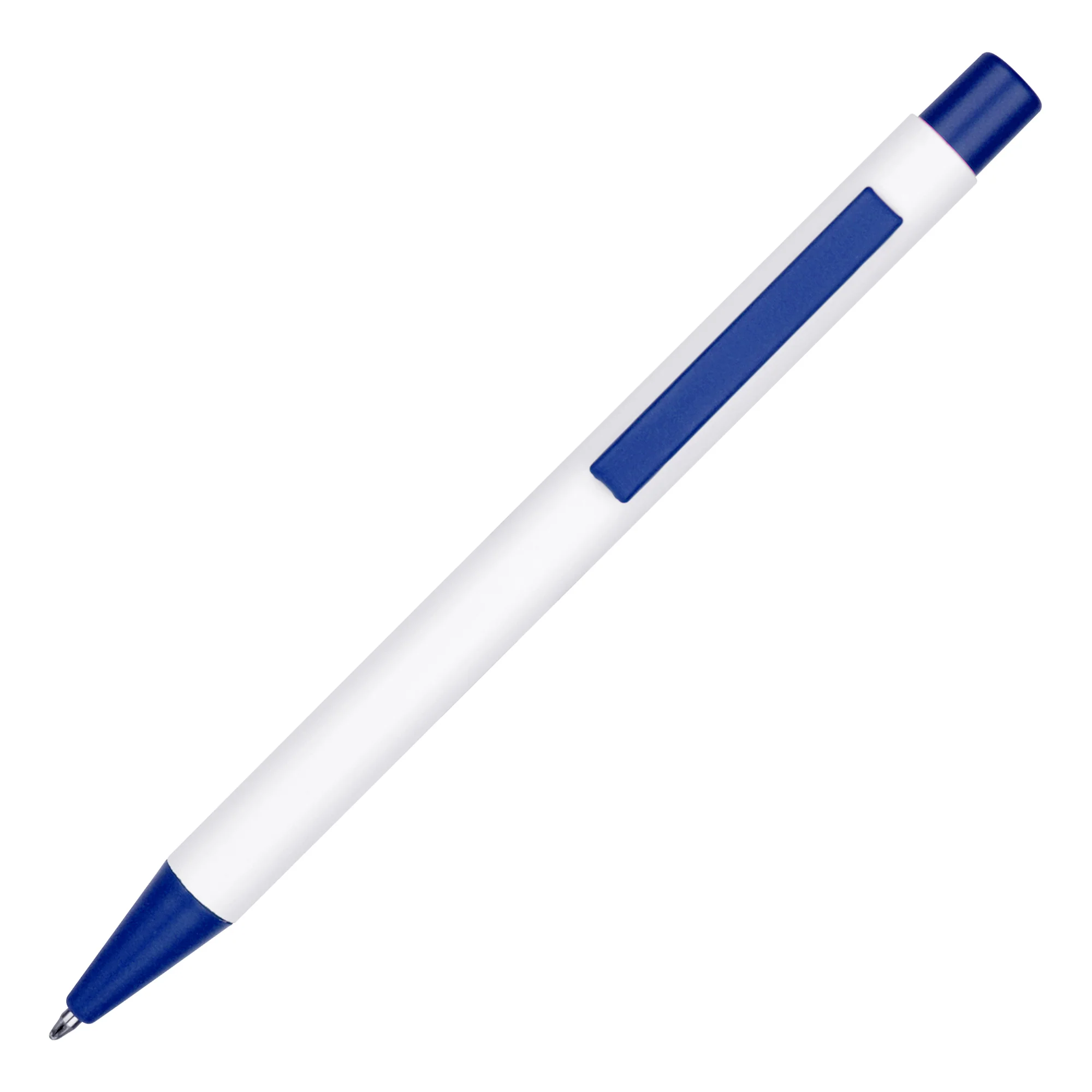 TRAVIS COLOUR Ball Pen in White with trim - Image 10