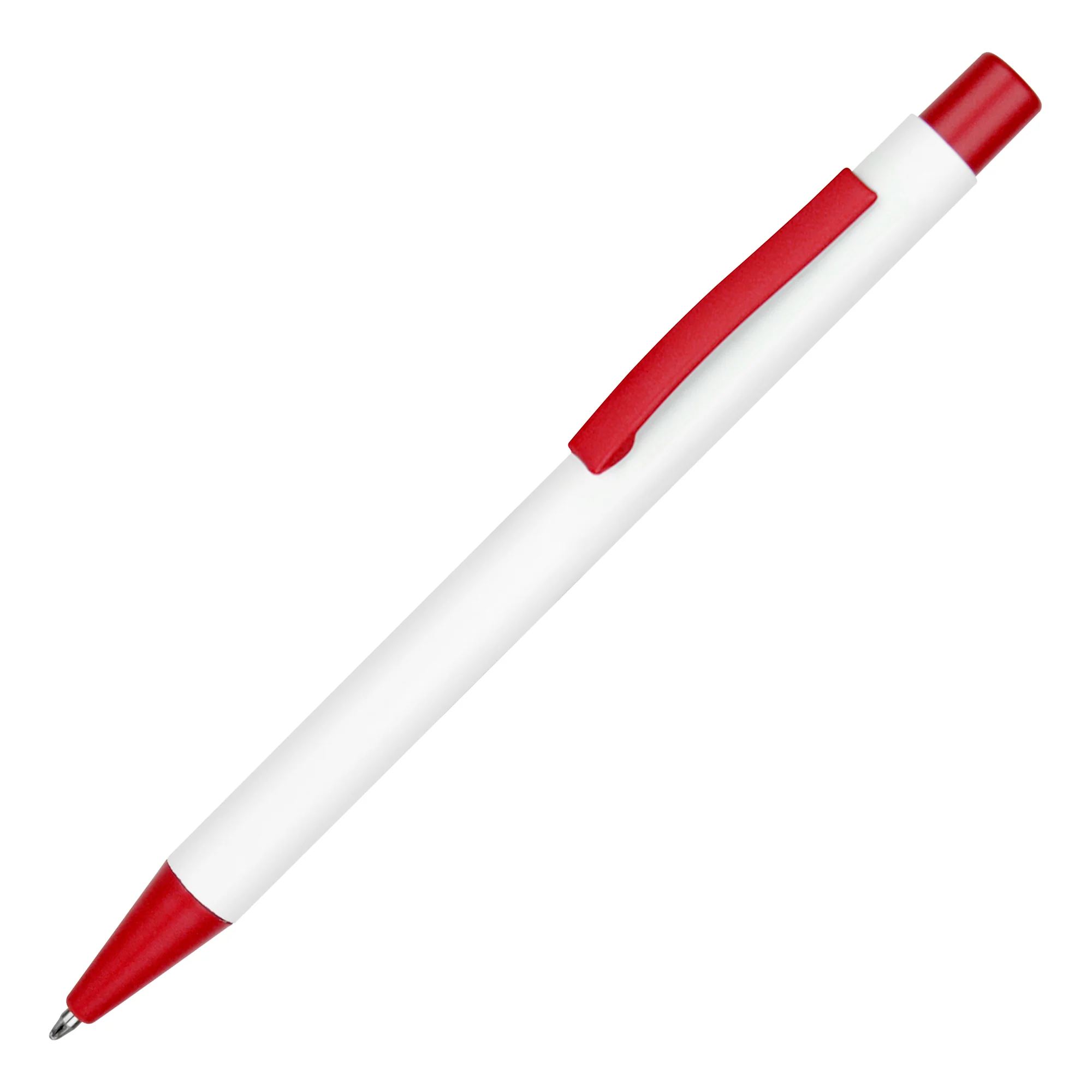 TRAVIS COLOUR Ball Pen in White with trim - Image 17