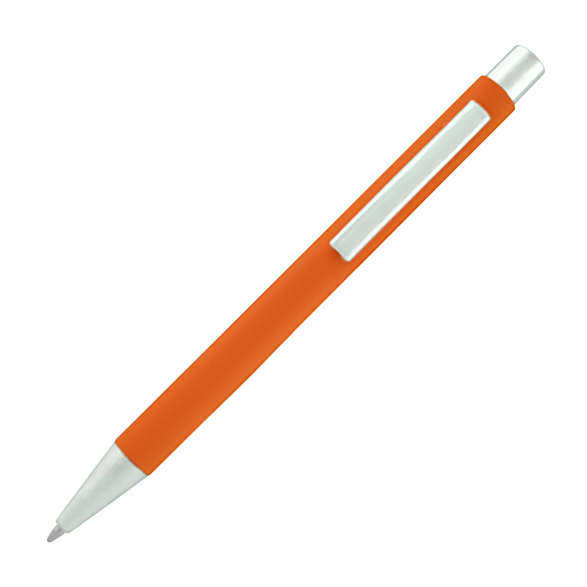 TRAVIS SOFT FEEL ball pen with chrome trim - Image 2