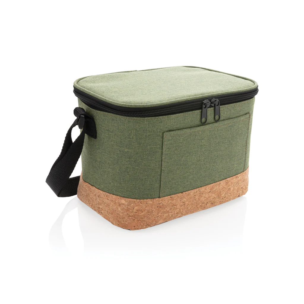 Two tone cooler bag with cork detail - Image 10