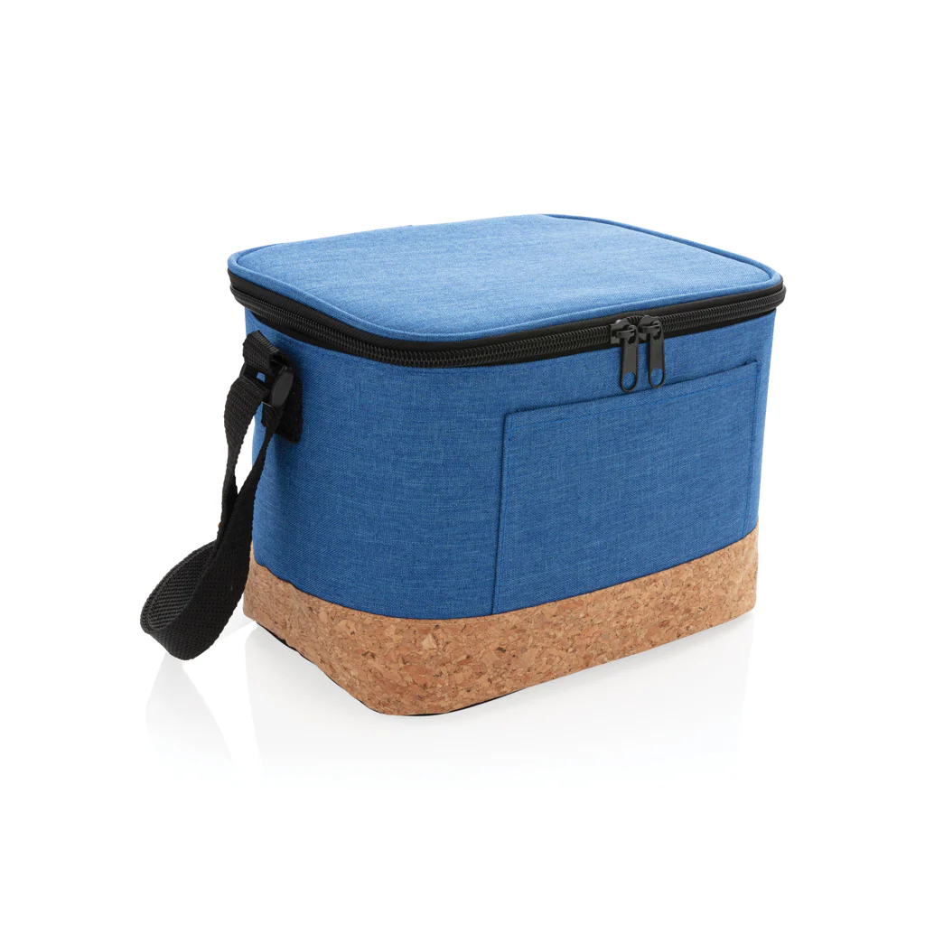 Two tone cooler bag with cork detail - Image 5