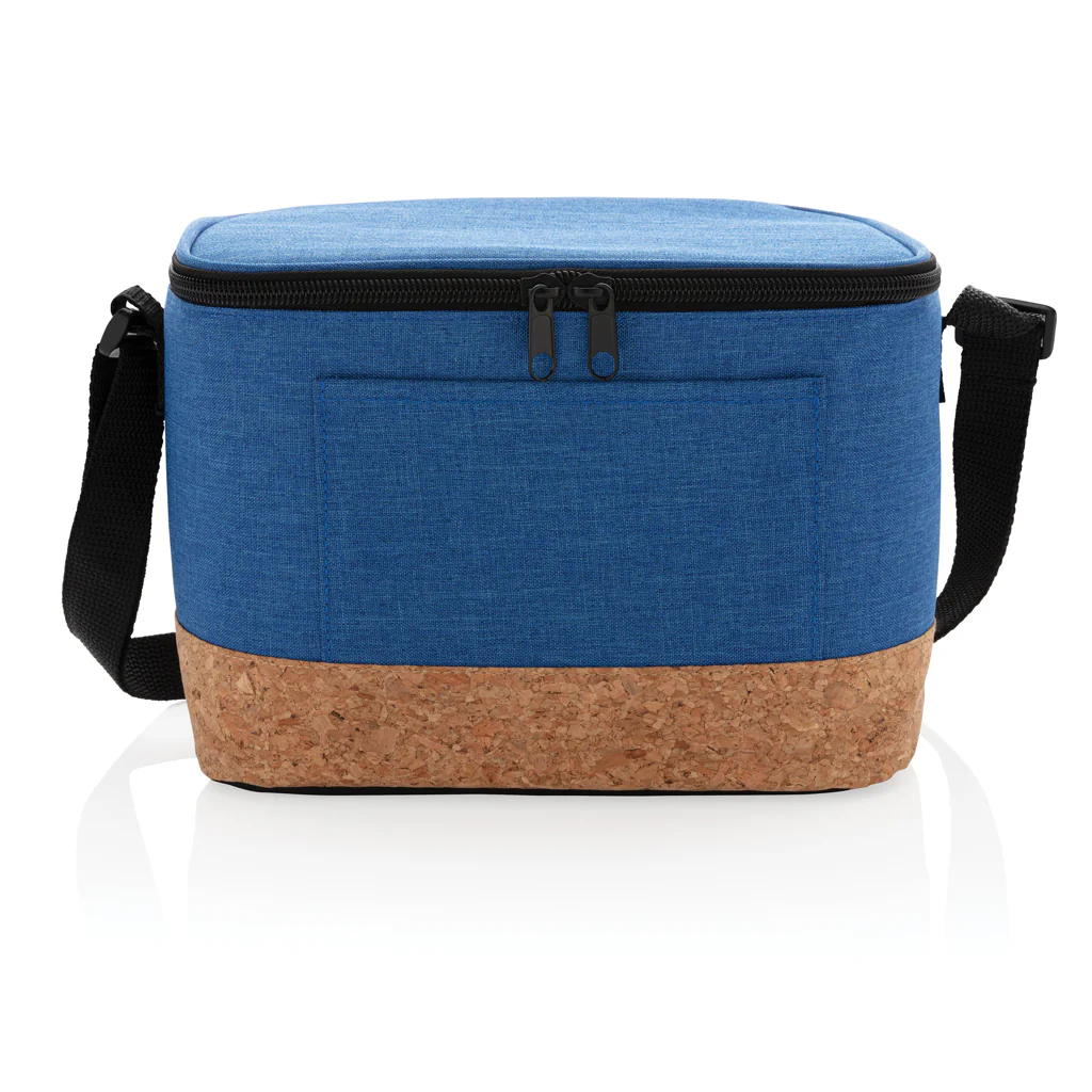 Two tone cooler bag with cork detail - Image 8