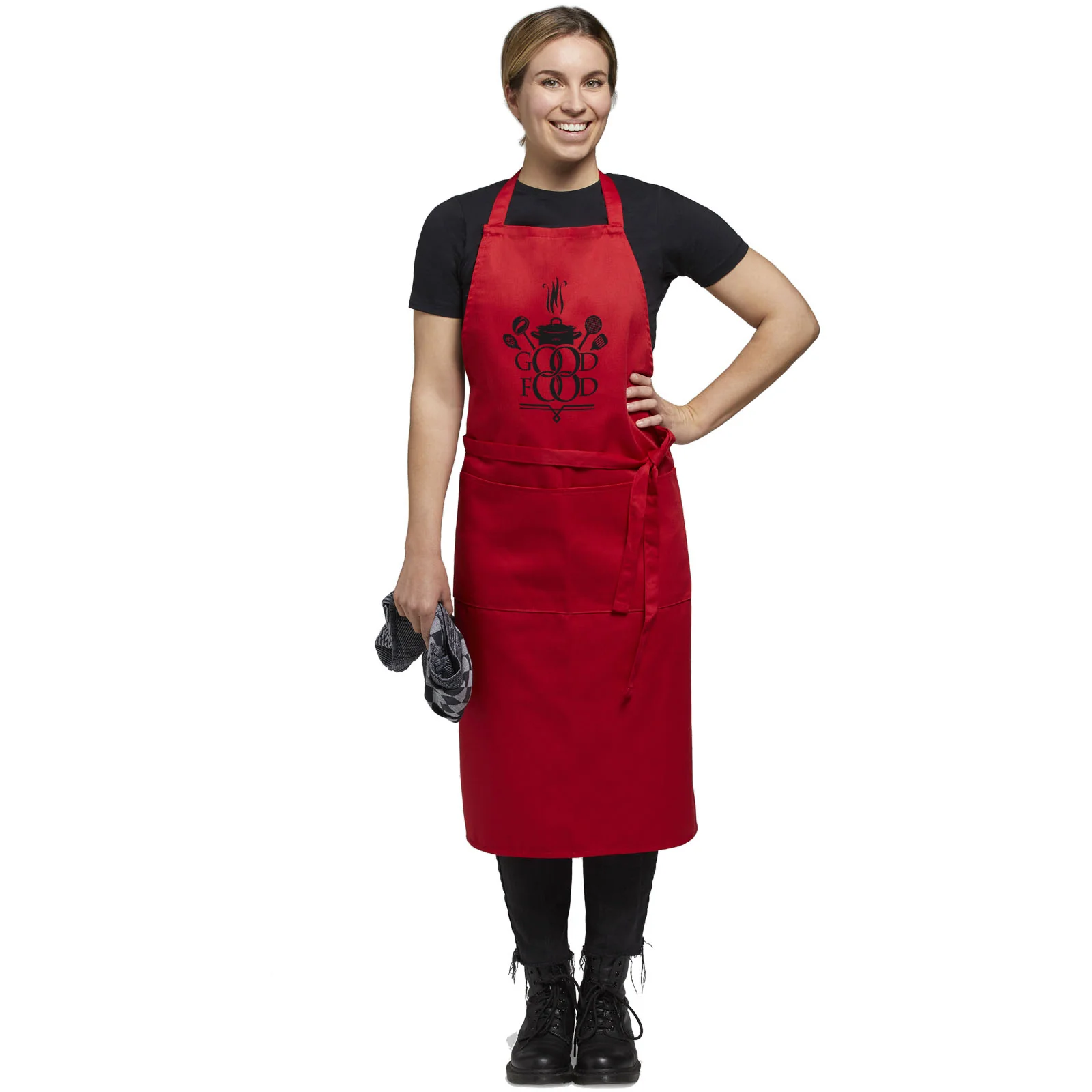 Viera 240 g/m² apron Brown - Image 4
