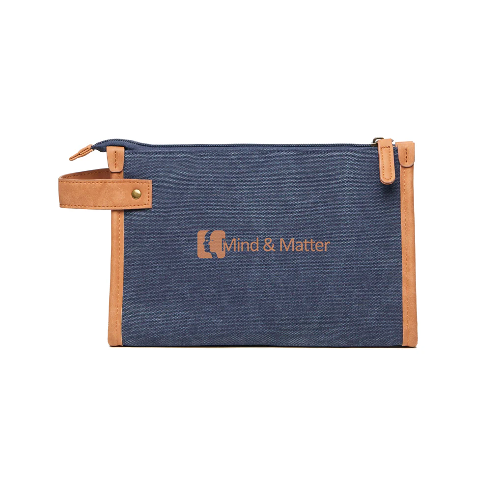 VINGA Bosler GRS recycled canvas toiletry bag - Image 17