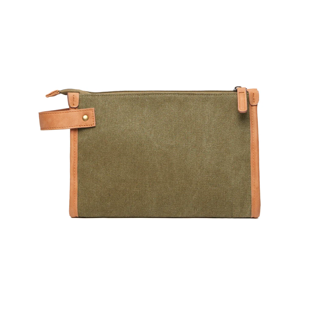 VINGA Bosler GRS recycled canvas toiletry bag - Image 4