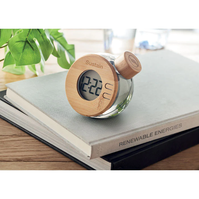 Water powered bamboo LCD clock - Image 6