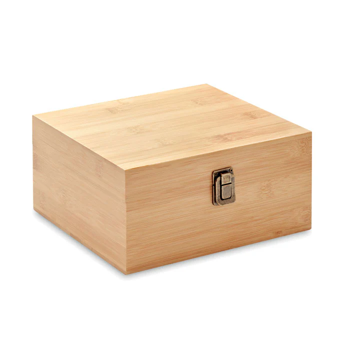 Whisky set in bamboo box - Image 6