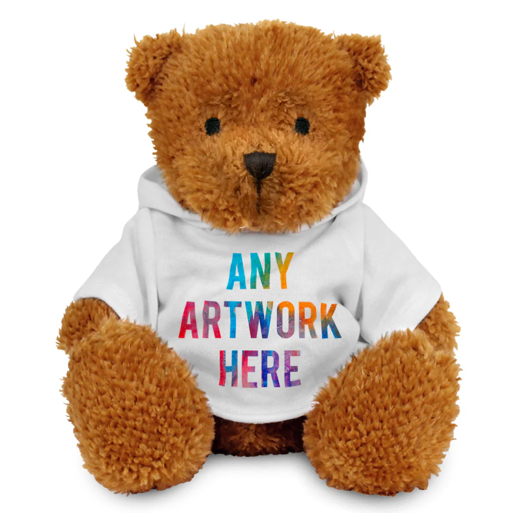 White Hoodie Bear - Image 2