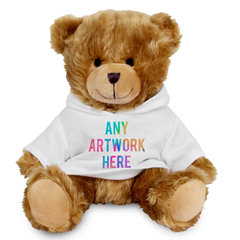 White Hoodie Bear - Image 7