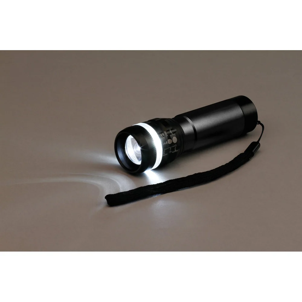 ZOOMIN. Aluminium torch with zoom function with 3 light modes - Image 2